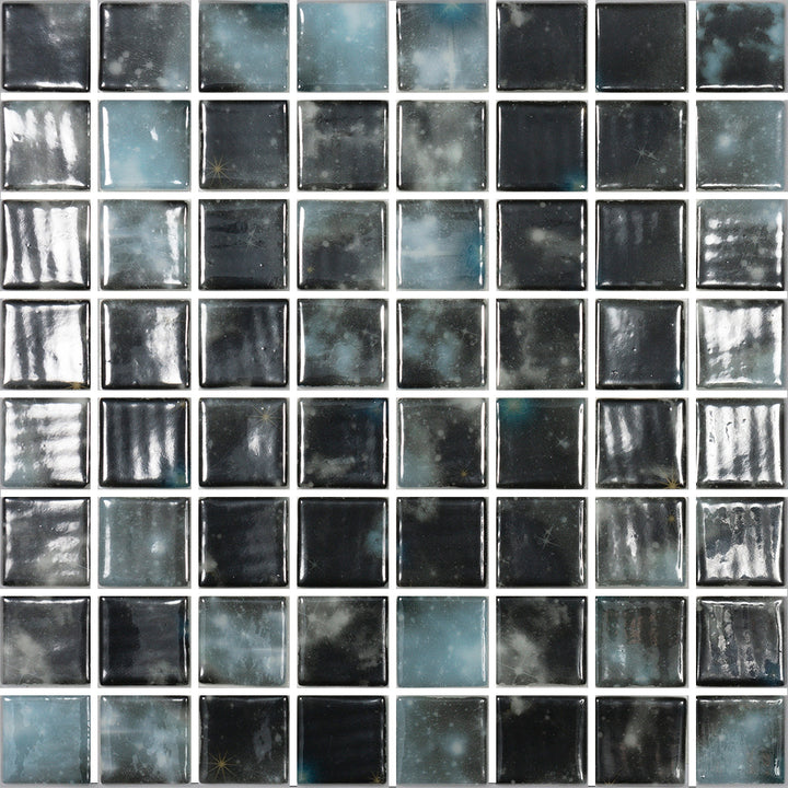 Deep, 1.5" x 1.5" Glass Tile | Mosaic Pool Tile by Vidrepur 