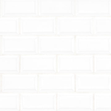 Domino Beveled White, 2" x 4" | Porcelain Kitchen & Bath Tile by MSI