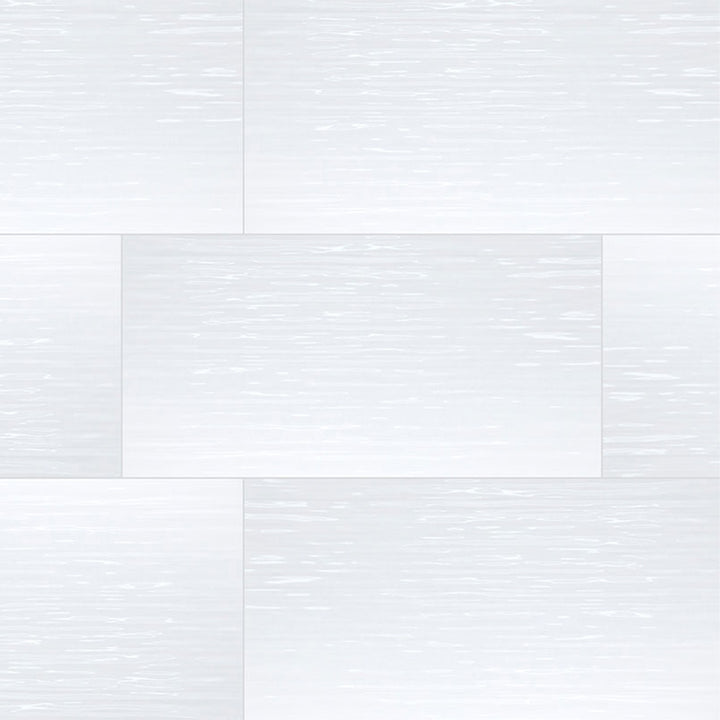 Dymo Stripe White, 12" x 24" Ceramic Tile | Kitchen Backsplash Tile