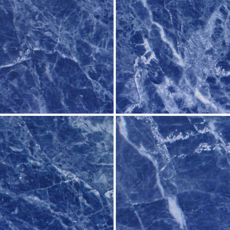 Cobalt Glossy, 6" x 6" Porcelain Tile | Pool Waterline Tile