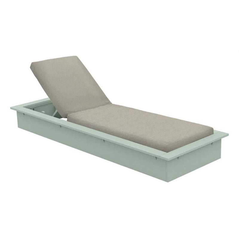 Echo Chaise with Cushion | Patio Loungers by Ledge Lounger