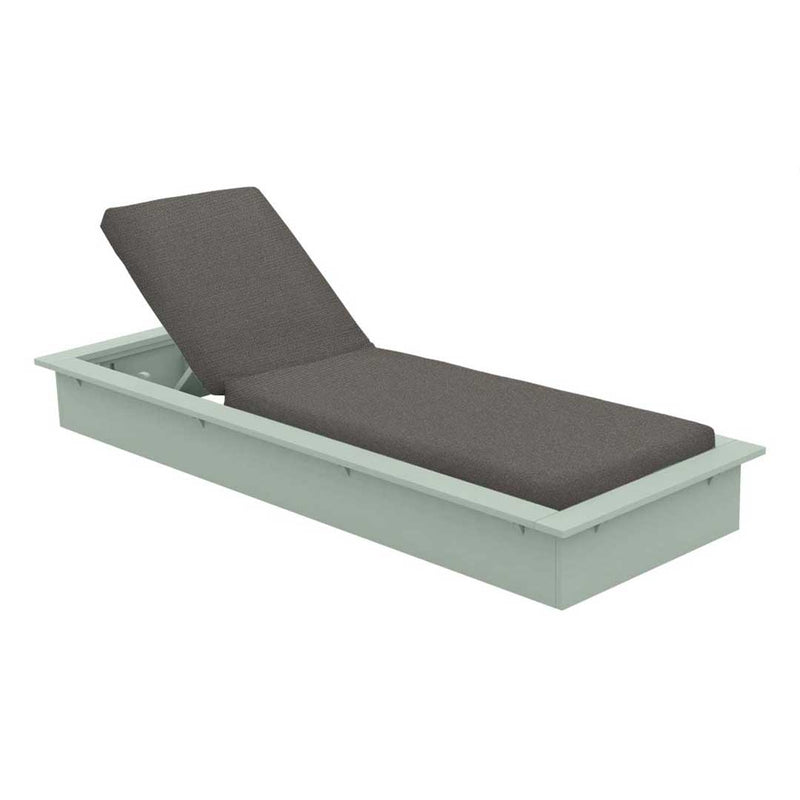 Echo Chaise with Cushion | Patio Loungers by Ledge Lounger