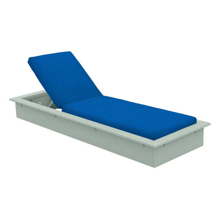 Echo Chaise with Cushion | Patio Loungers by Ledge Lounger