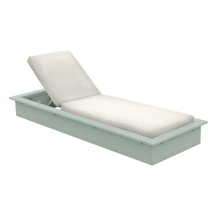 Echo Chaise with Cushion | Patio Loungers by Ledge Lounger