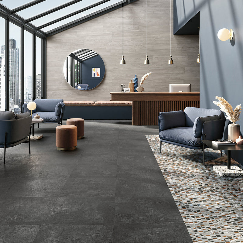 Classic Gray, 24" x 24" Porcelain Tile | Floor Tile