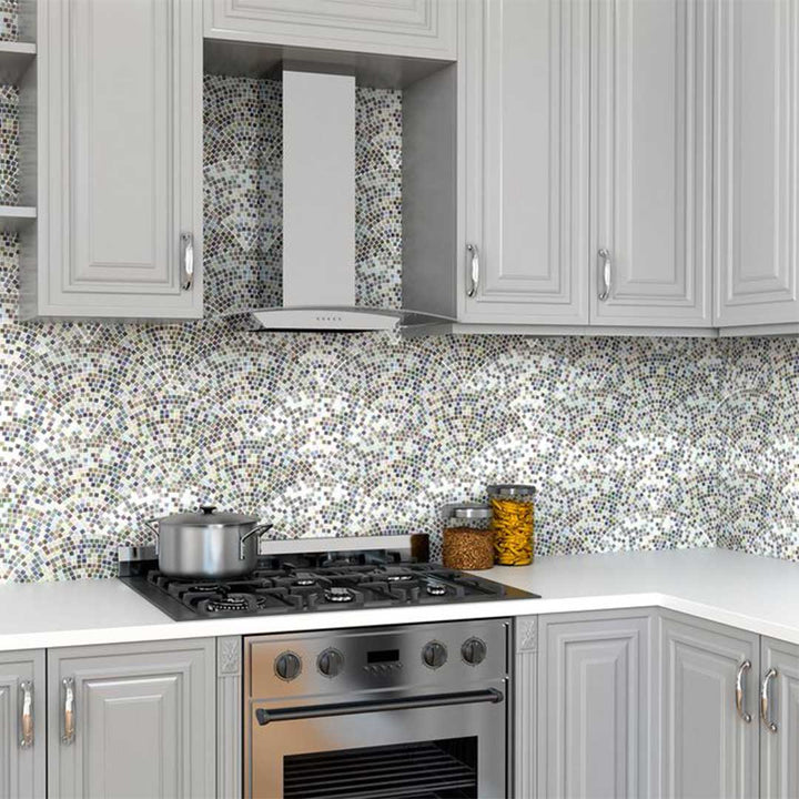 Moderne Fanfare, Mosaic Glass Tile | Anthology Tile