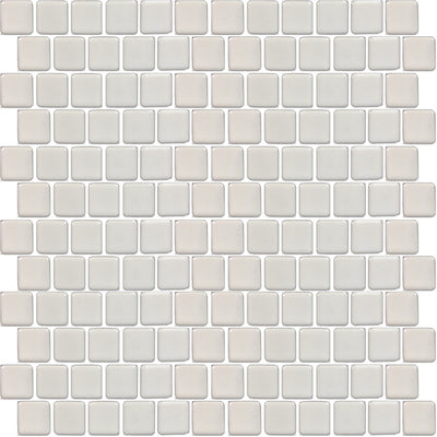 White, 1" x 1" | PEB-102 | Fujiwa Porcelain Pool Tile