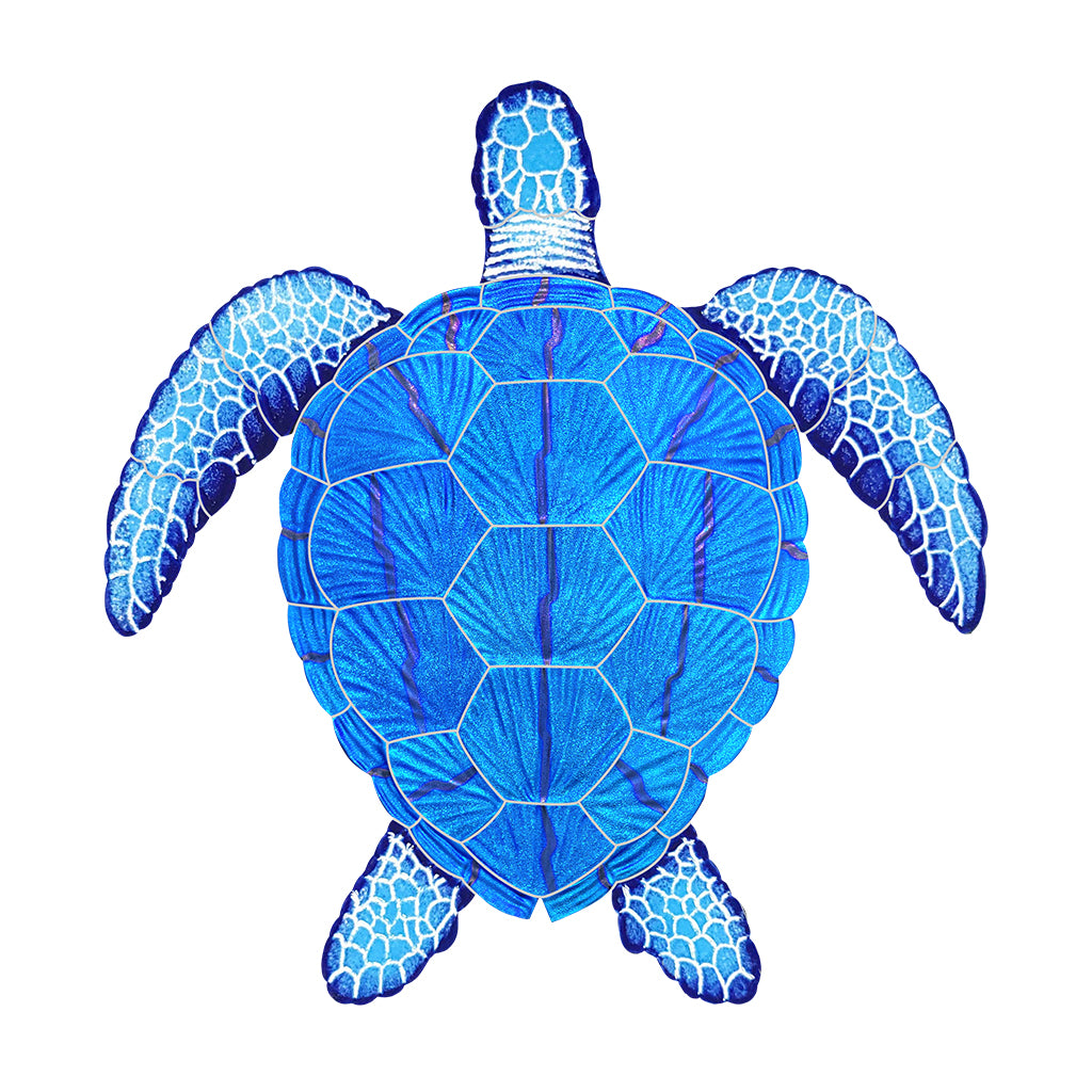 Fusion Loggerhead Turtle, A | TLOSAPL | Pool Mosaic – AquaBlu Mosaics