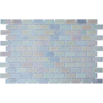 Pearl Tide, 1" x 2" Glass Tile | Pool, Spa, & Kitchen Tile