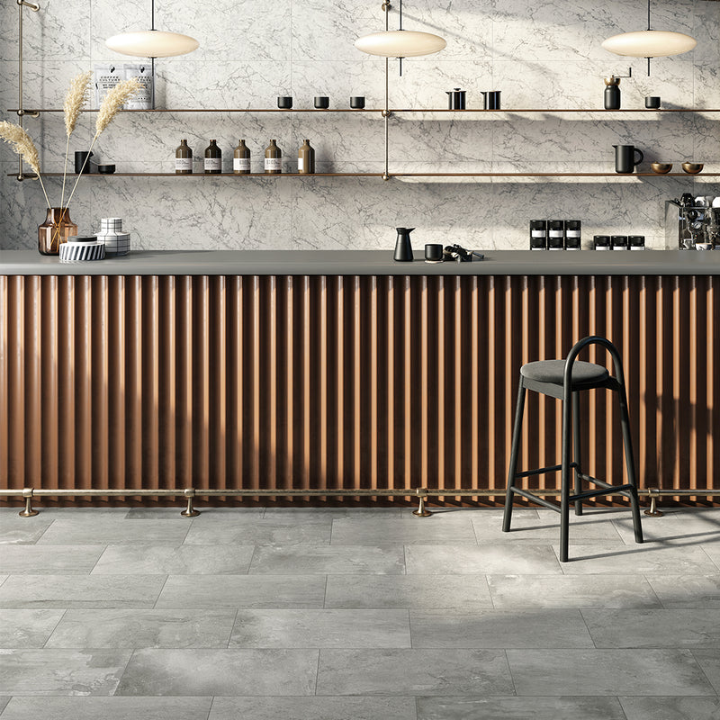 Arkham Gray, 12" x 24" Porcelain Tile | Porcelain Floor Tile