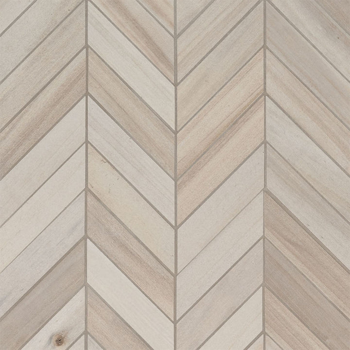 Havenwood Dove, 2" x 12" Chevron Porcelain Tile | Floor & Wall Tile