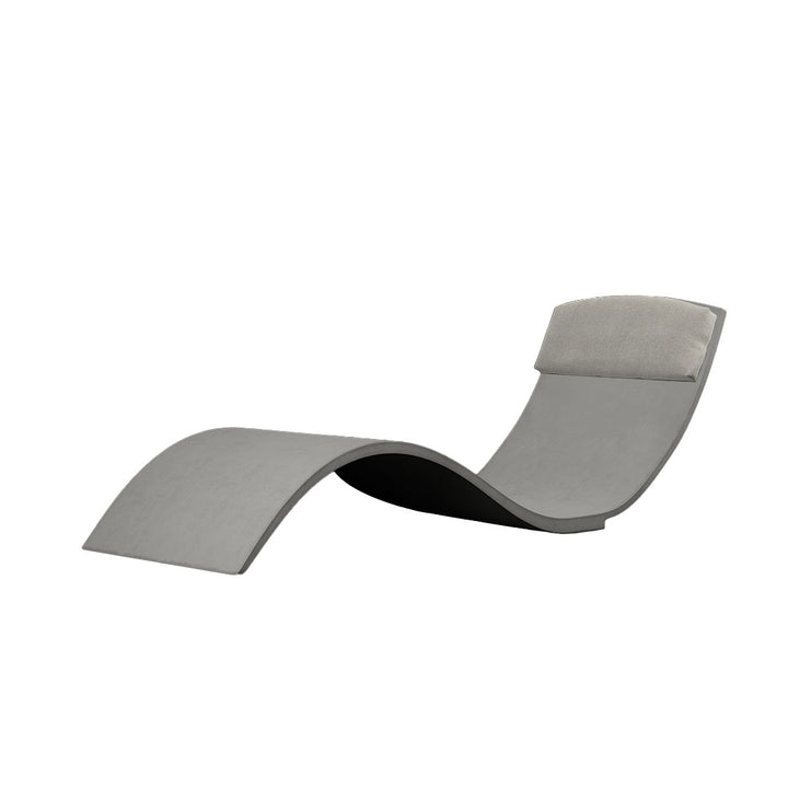 Curve II Chaise Lounger | Concrete Pool and Patio Lounge Chair