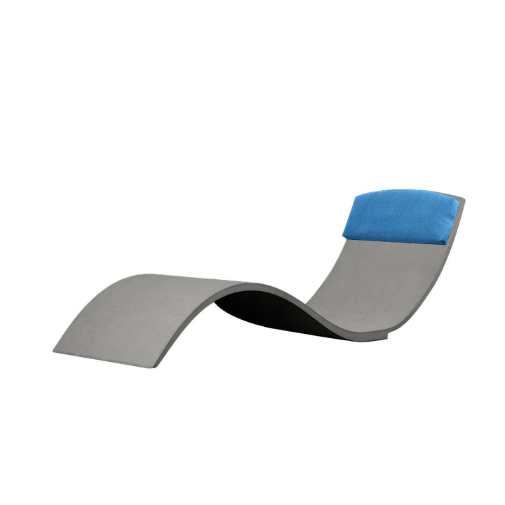 Curve II Chaise Lounger | Concrete Pool and Patio Lounge Chair