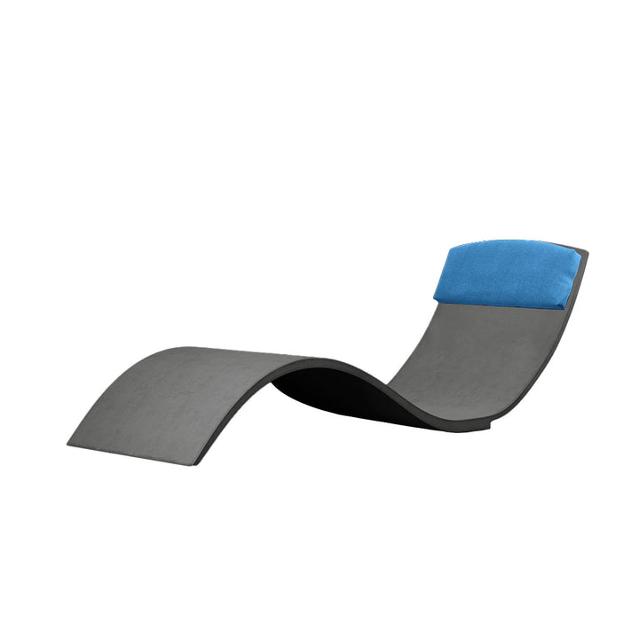 Curve II Chaise Lounger | Concrete Pool and Patio Lounge Chair