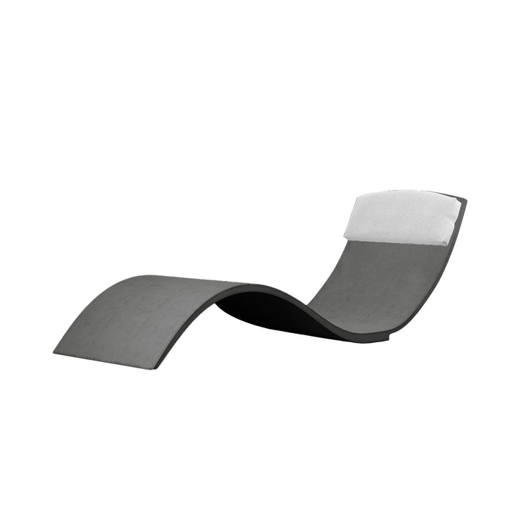 Curve II Chaise Lounger | Concrete Pool and Patio Lounge Chair