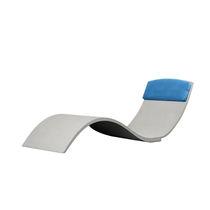 Curve II Chaise Lounger | Concrete Pool and Patio Lounge Chair