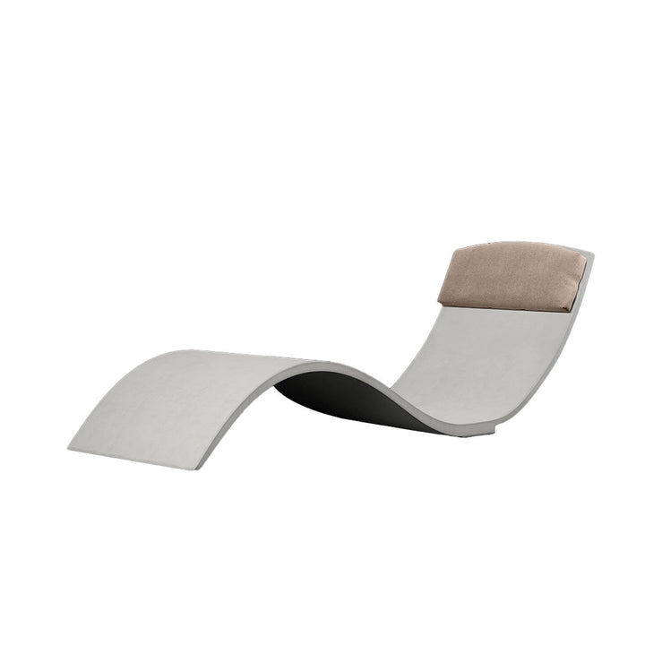 Curve II Chaise Lounger | Concrete Pool and Patio Lounge Chair