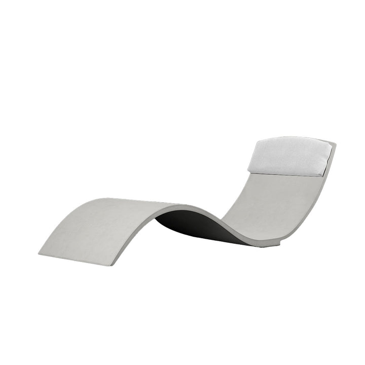 Curve II Chaise Lounger | Concrete Pool and Patio Lounge Chair