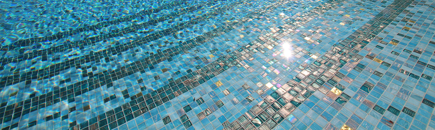 Iridescent Pool Tile