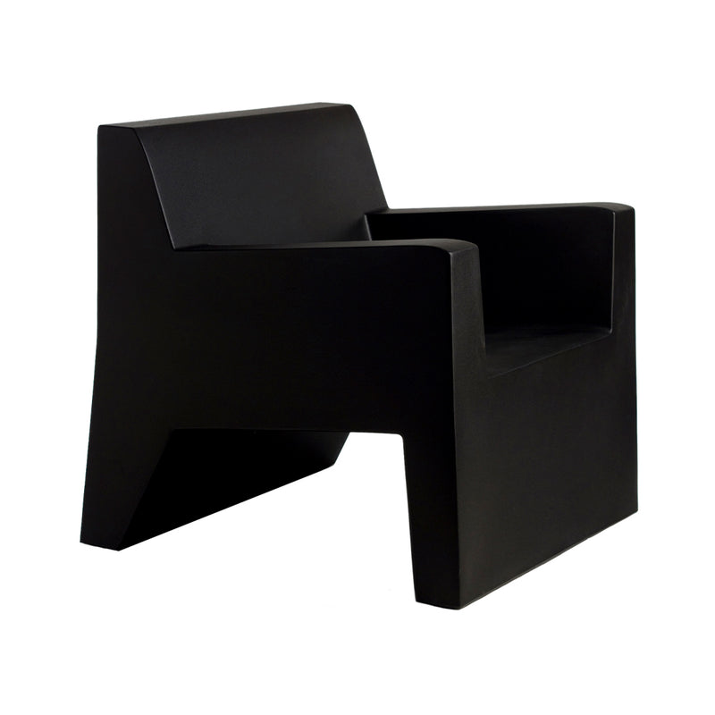 Jut Lounge Chair | Modern Patio Furniture - Black