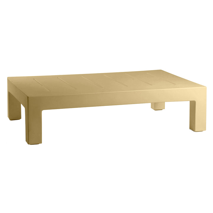 Jut Mesa Coffee Table |Modern Patio Furniture - Beige