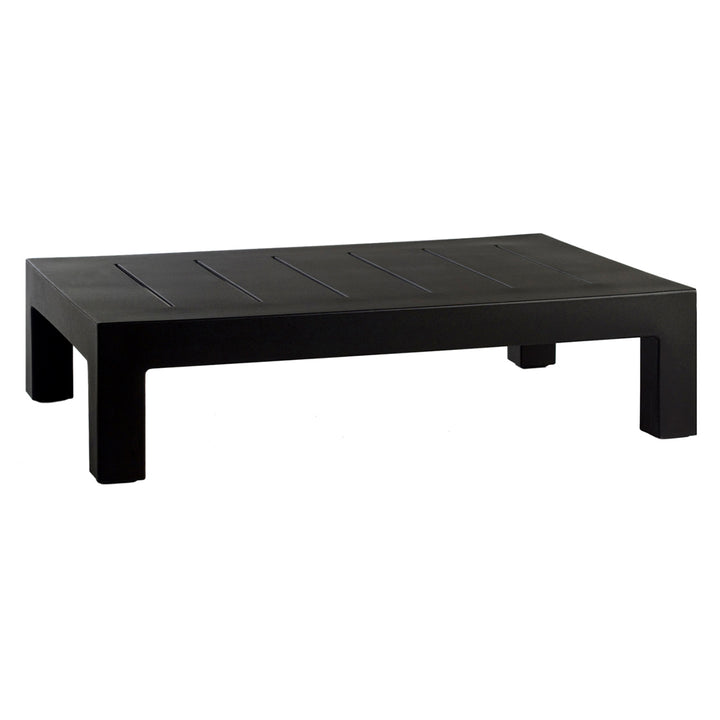 Jut Mesa Coffee Table | Modern Patio Furniture - Black