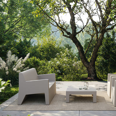 Jut Sofa | Modern Patio Furniture - Beige