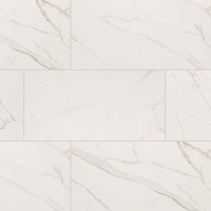 Calacatta Venato Polished, 24" x 48" | Porcelain Floor Tile by MSI