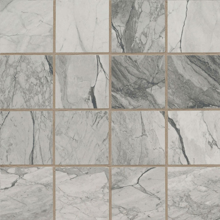 Onda Gray Matte, 3" x 3" | Porcelain Floor & Wall Tile by MSI