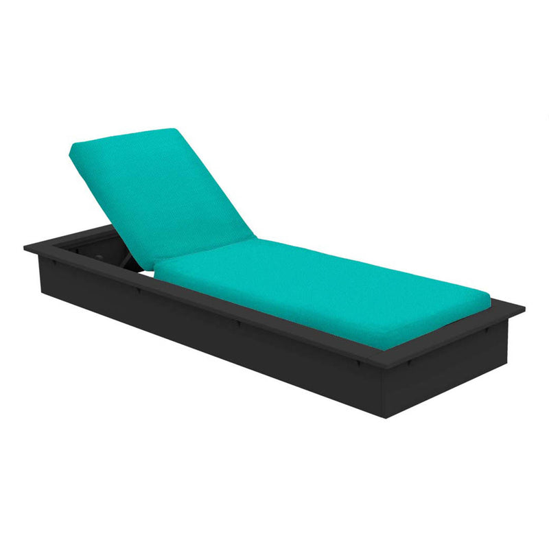 Echo Chaise With Black Resin | Outdoor Furniture by Ledge Lounger