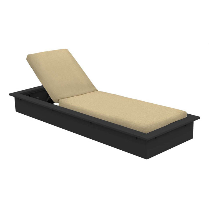 Echo Chaise With Black Resin | Outdoor Furniture by Ledge Lounger