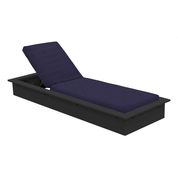 Echo Chaise With Black Resin | Outdoor Furniture by Ledge Lounger