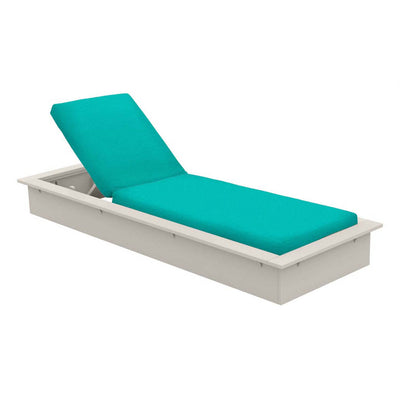 Echo Chaise With Cloud Resin | Outdoor Furniture by Ledge Lounger