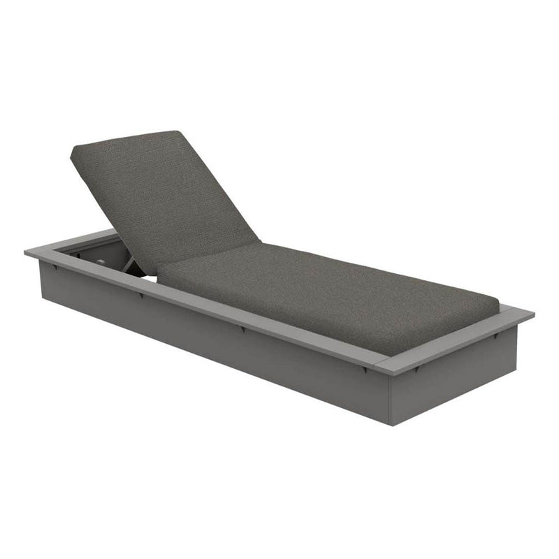 Echo Chaise With Gray Resin | Outdoor Furniture by Ledge Lounger