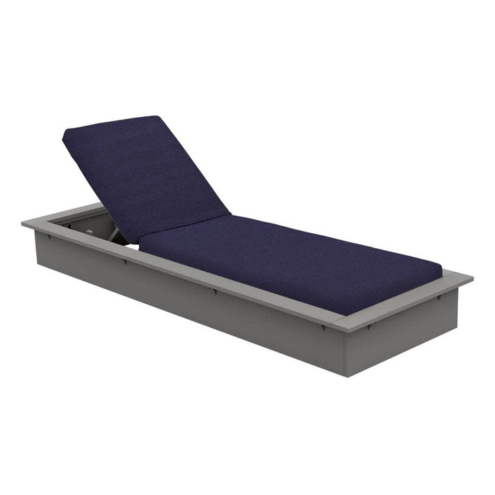 Echo Chaise With Gray Resin | Outdoor Furniture by Ledge Lounger