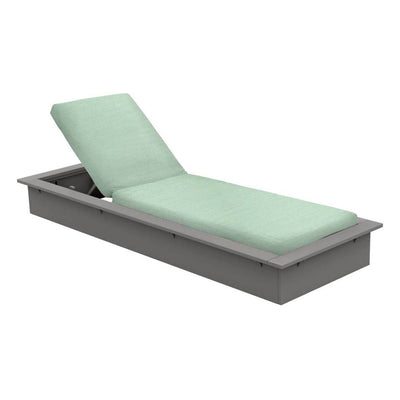 Echo Chaise With Gray Resin | Outdoor Furniture by Ledge Lounger