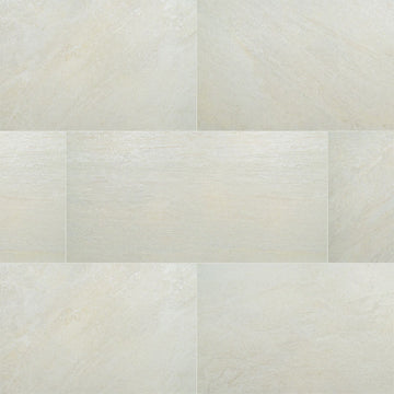 Legions Quartz White, 24" x 48" Porcelain Tile | MSI