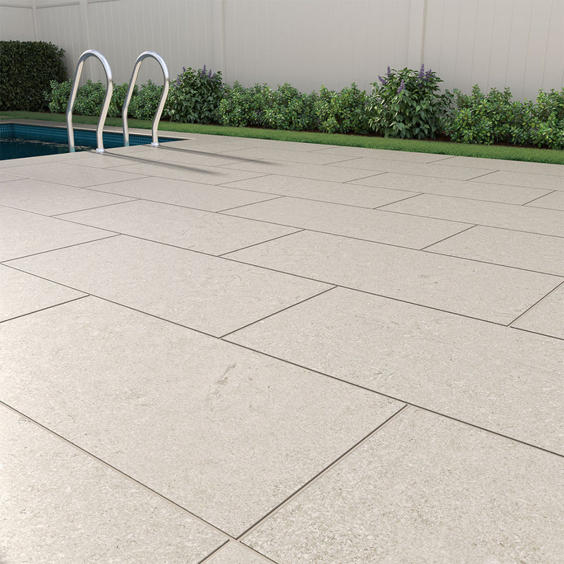 Living Style Pearl, 18" x 36" | 2CM Outdoor Porcelain Paver by MSI