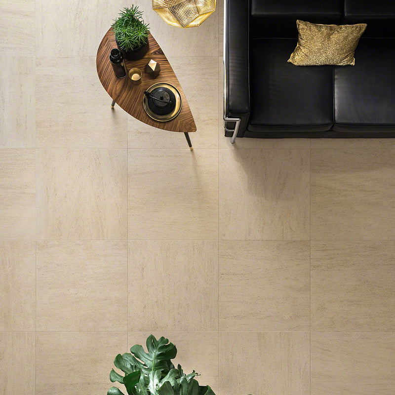 Living Style Beige, 24" x 24" Porcelain Tile | MSI Floor Tile