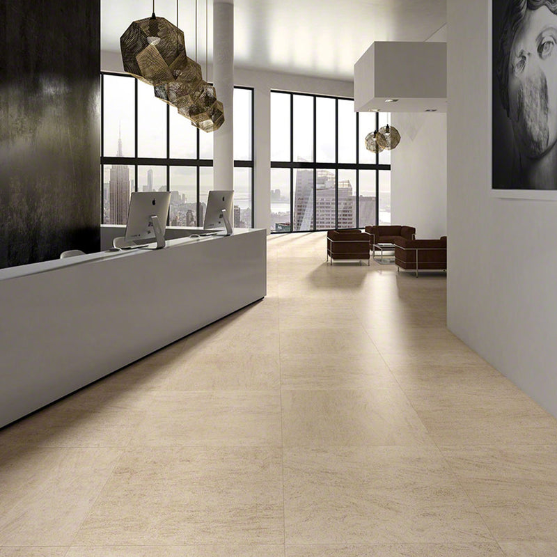 Living Style Beige, 24" x 24" Porcelain Tile | MSI Floor Tile