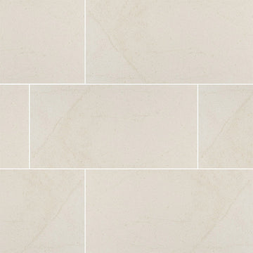 Living Style Cream, 18" x 36" Porcelain Tile | MSI Floor Tile