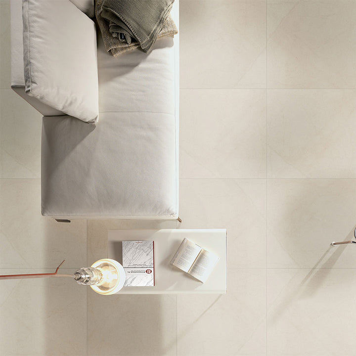 Living Style Cream, 24" x 24" Porcelain Tile | MSI Floor Tile