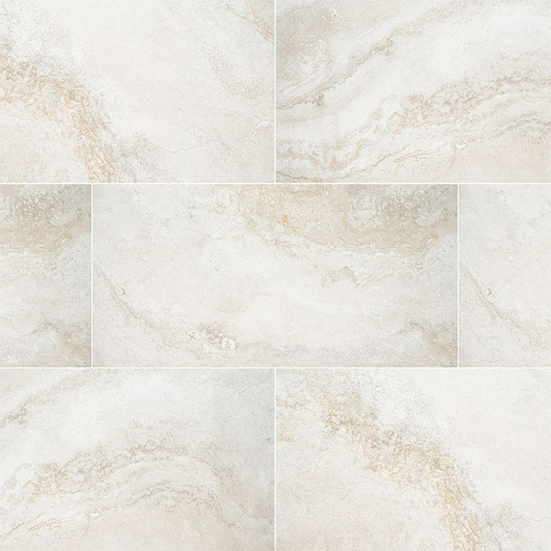 Living Style Travertino, 18" x 36" Porcelain Tile | MSI Floor Tile