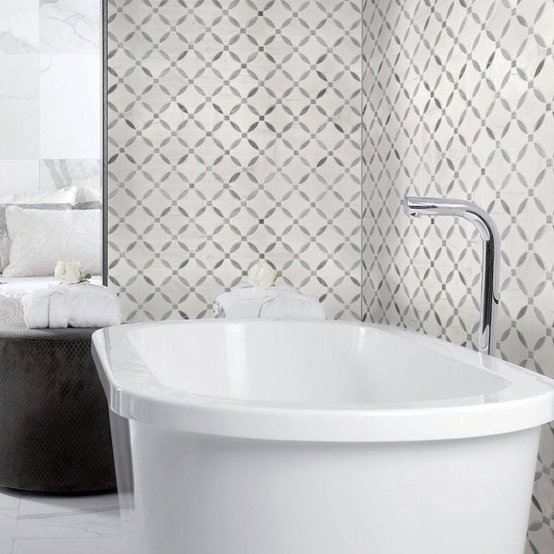 Bianco Dolomite Lola | Stone Tile for Kitchen and Bath