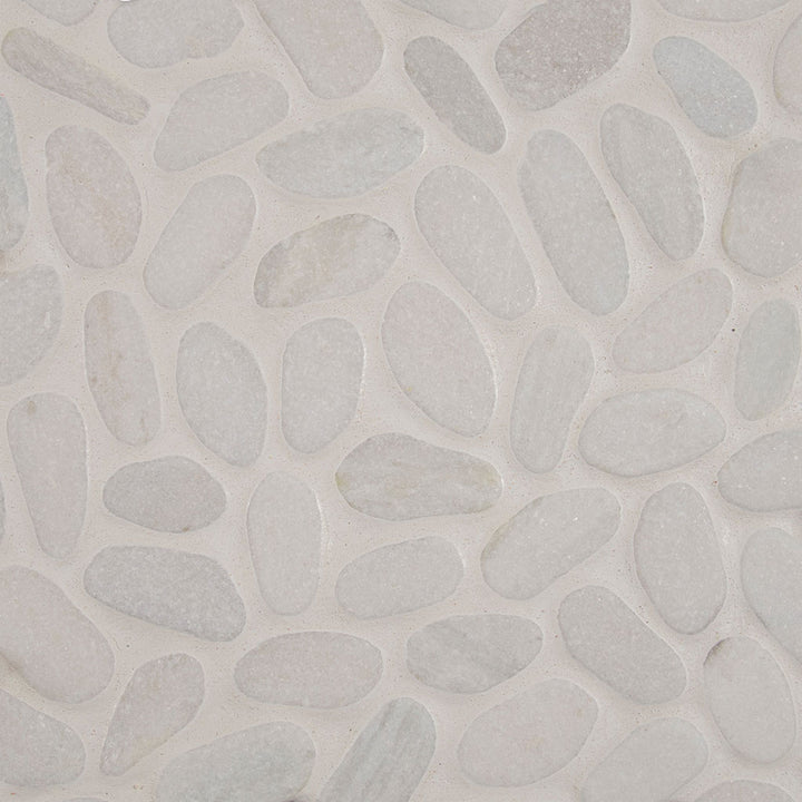 White Pebbles, Pebble Tile | Natural Stone Tile by MSI | SMOT-PEB-WHT