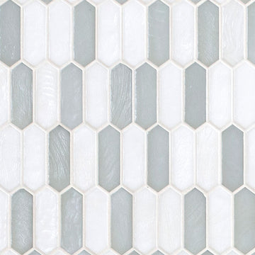 Pixie Cloud, Glass Tile | SMOT-GLSPK-PIXCLO6MM | Hexagon Tile by MSI