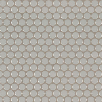 Gray, Penny Round Mosaic | Porcelain Tile by MSI | SMOT-PT-PENRD-GRAY