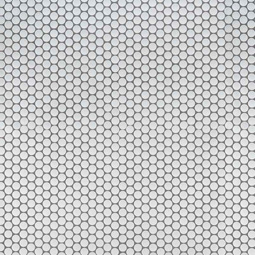 Matte White, Penny Round Mosaic | MSI Porcelain Kitchen and Bath Tile