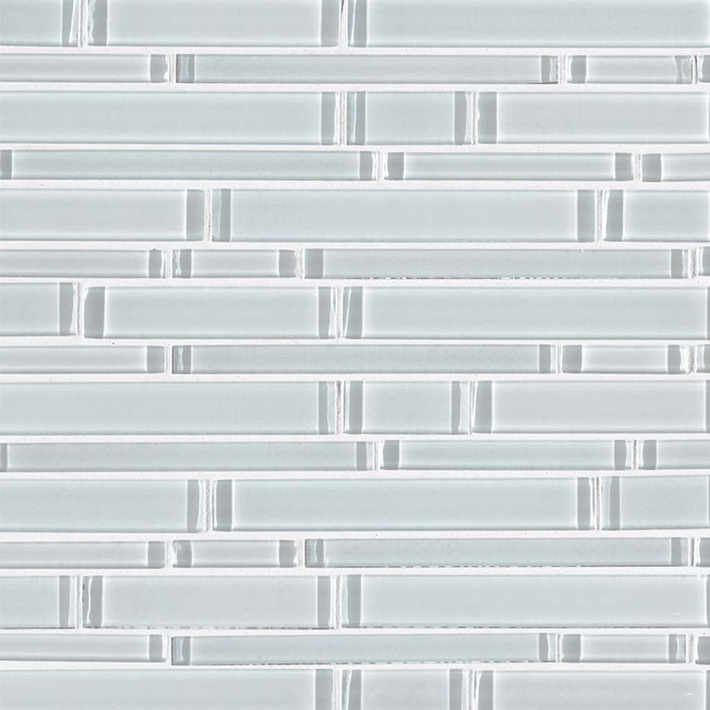 Ice Interlocking Glass Tile | Mixed Mosaic Tile for Kitchens and Baths ...