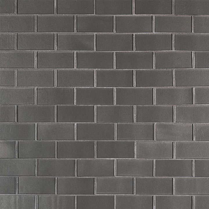 Metallic Gray Subway, 2" x 4" Glass Tile | Kitchen & Bath Tile by MSI